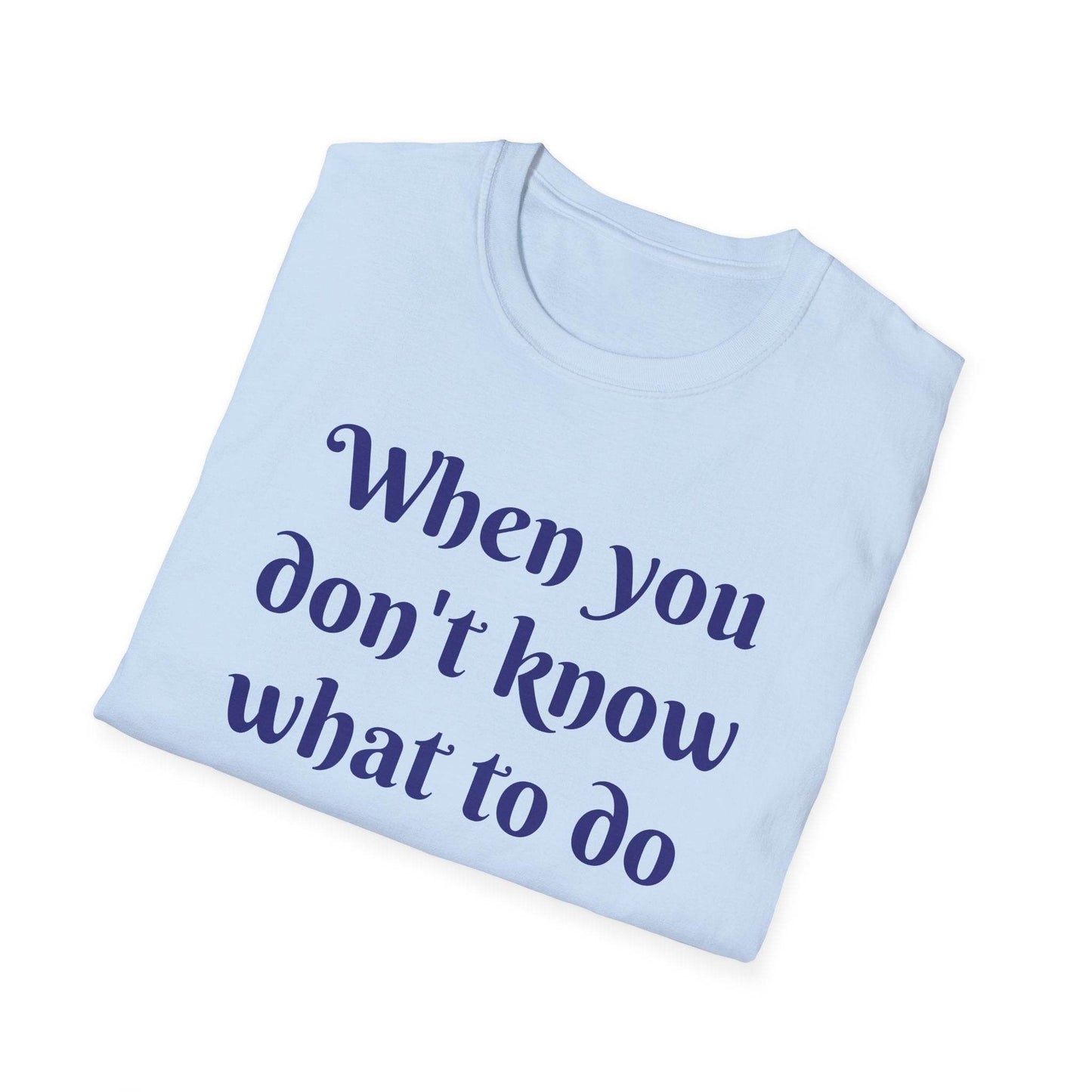 Unisex Softstyle T-Shirt - 'Just Breathe' - The Dreamer's Bookshop.