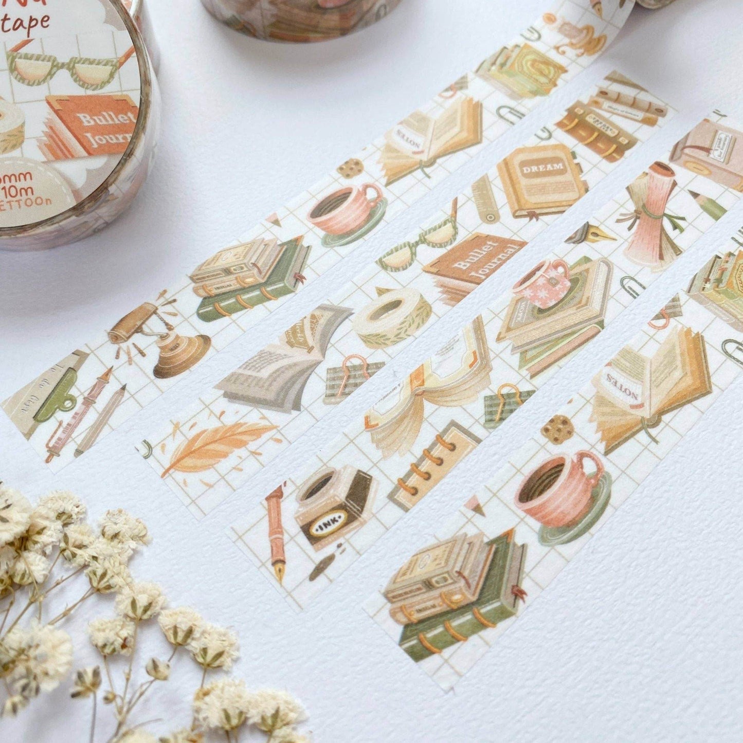 LETTOOn - Washi Tape - Lezen overdag en's avonds - The Dreamer's Bookshop.