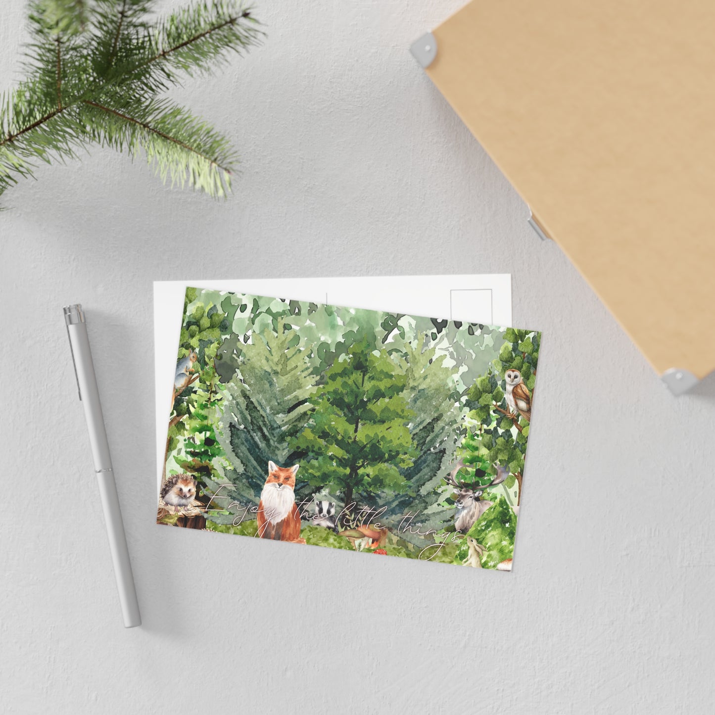 The Dreamer's Bookshop "Forest" Enjoy the Little Things Card - The Dreamer's Bookshop.