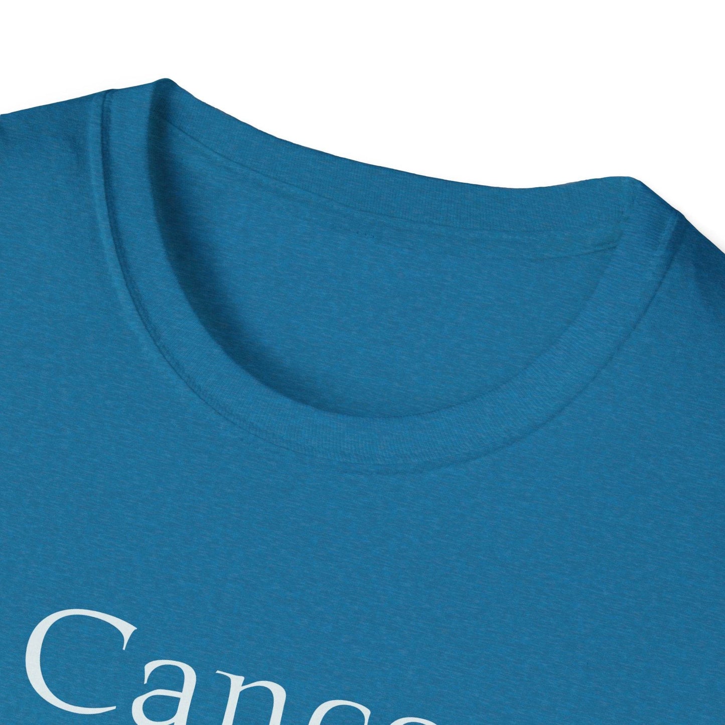 Cancer Warrior Unisex Softstyle T-Shirt - Empowering Battle for Women's Health - The Dreamer's Bookshop.