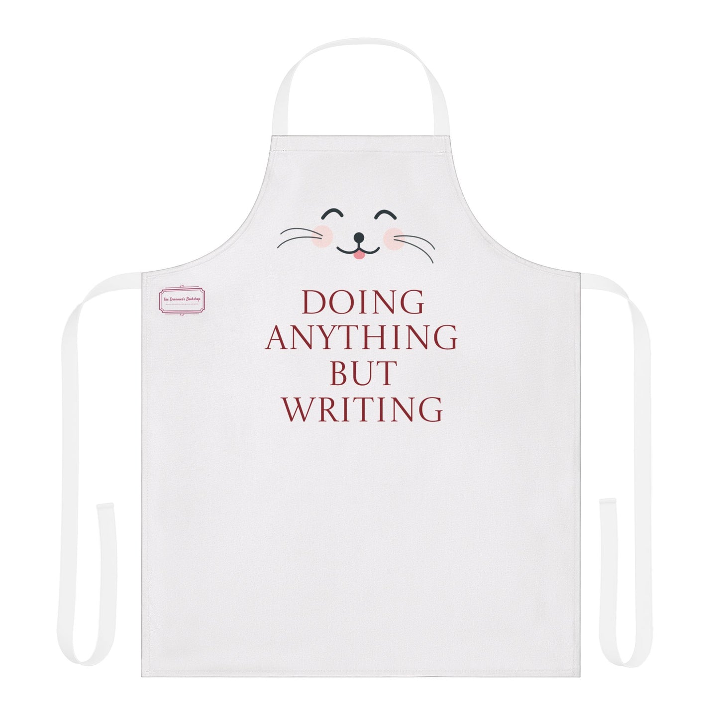Fun Writing Apron with 5-Color Straps | "Doing Anything But Writing" - The Dreamer's Bookshop.