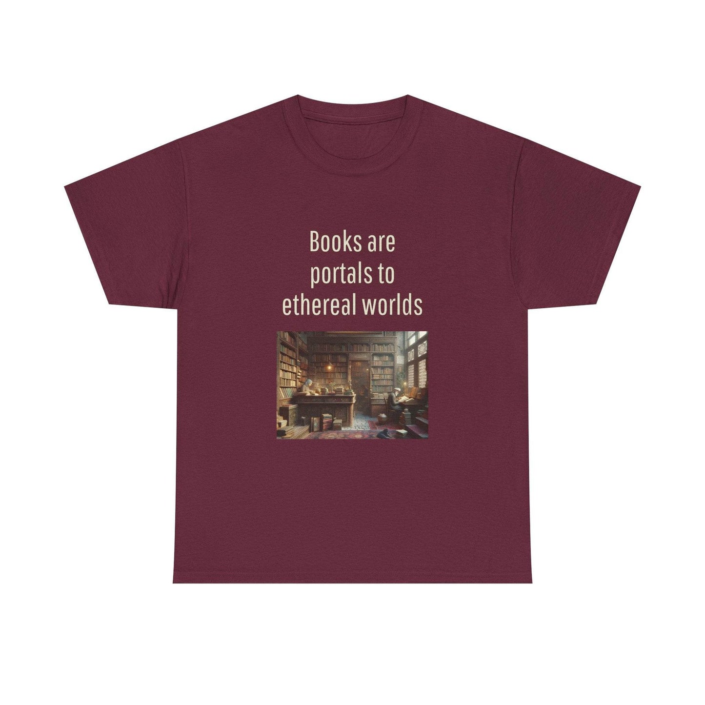 Portals - Unisex Heavy Cotton Tee - Creative Apparel - The Dreamer's Bookshop.