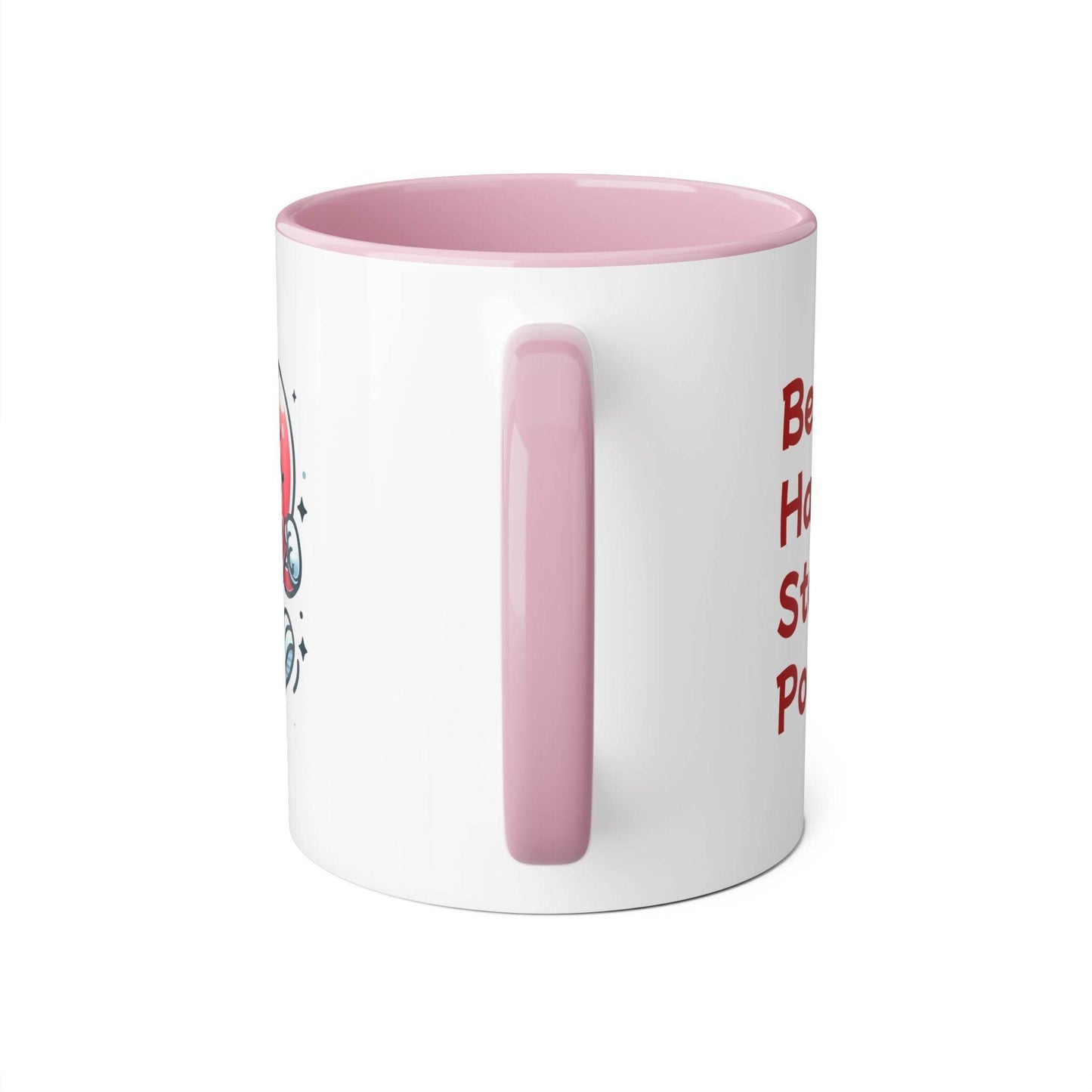 Be Happy Stay Positive Accent Mug - 11oz Coffee Cup for Daily Inspiration - The Dreamer's Bookshop.