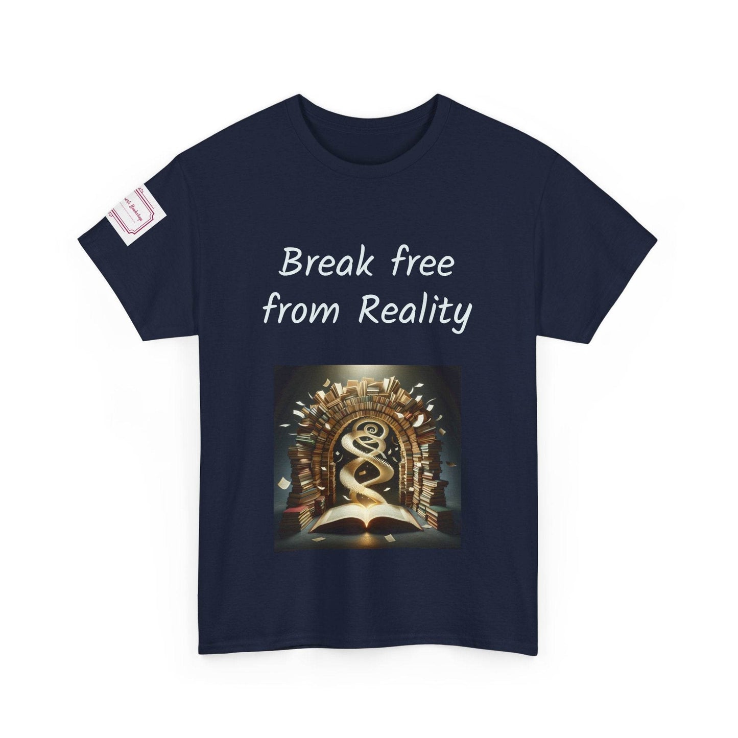 Break Free - Unisex Heavy Cotton Tee - Book Lovers - The Dreamer's Bookshop.