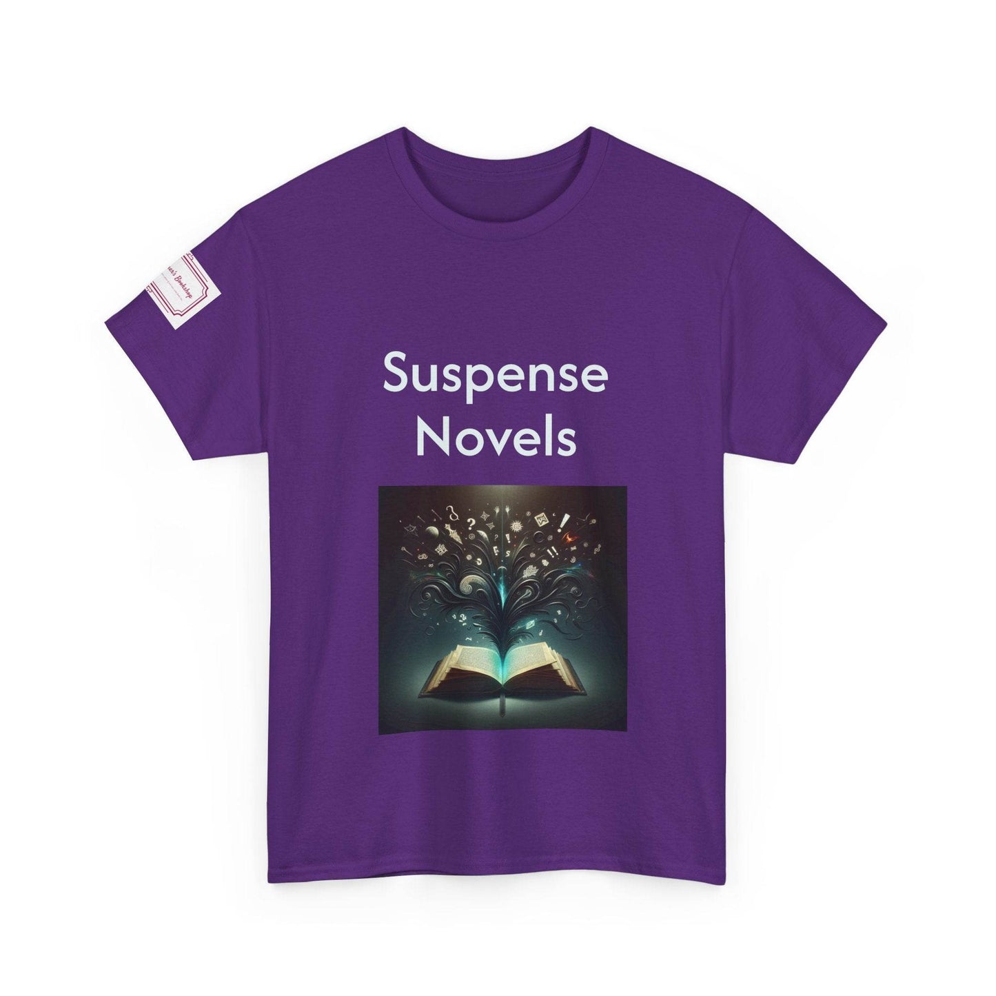 Fiction - Graphic Unisex Heavy Cotton Tee - Suspense Novels - The Dreamer's Bookshop.
