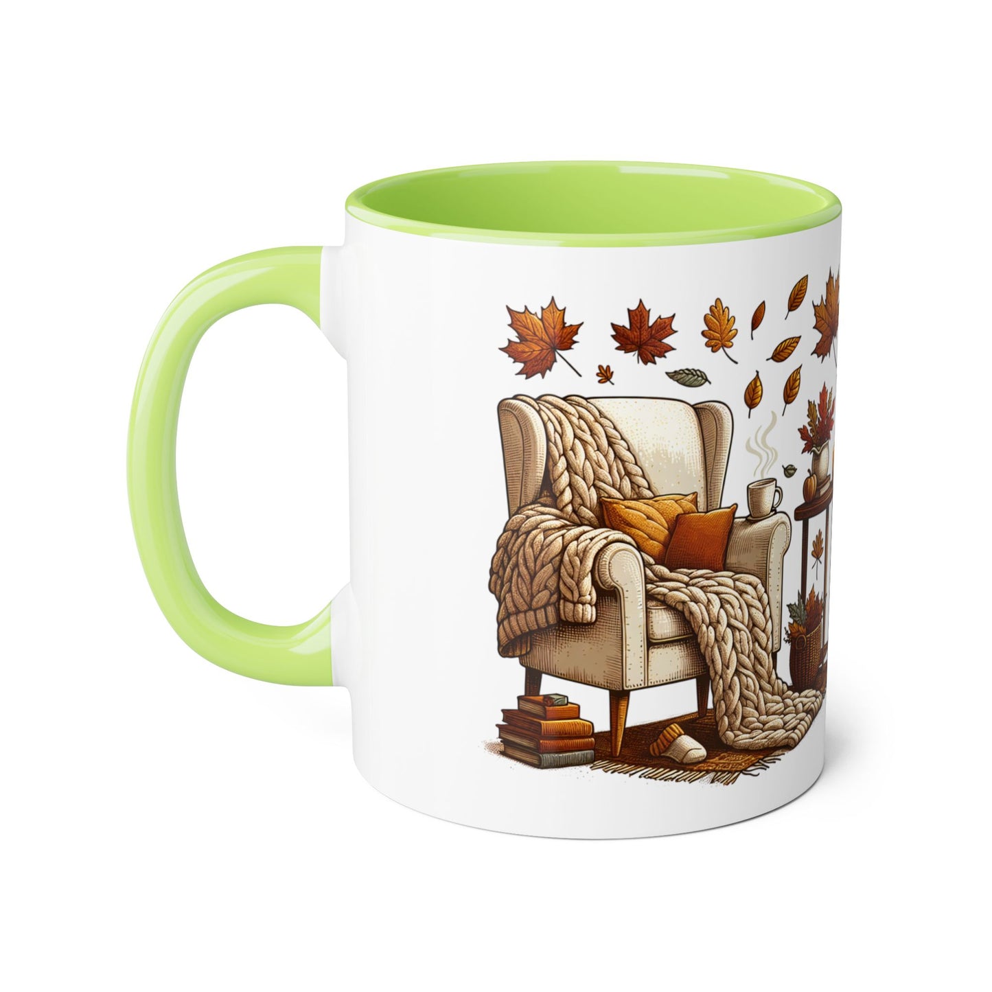The Cosiness of Fall - 11oz Cup for Booklovers