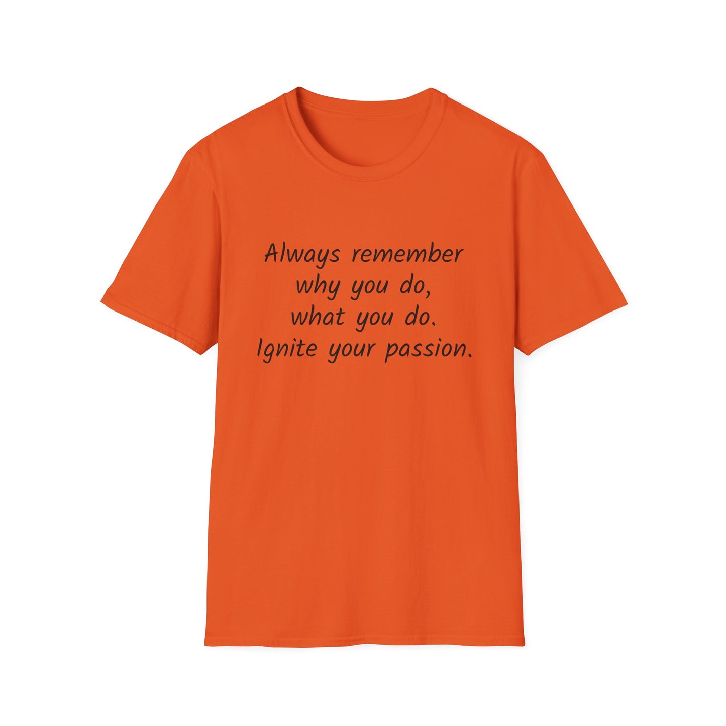 Inspirational Unisex T-Shirt - "Ignite Your Passion" - The Dreamer's Bookshop.