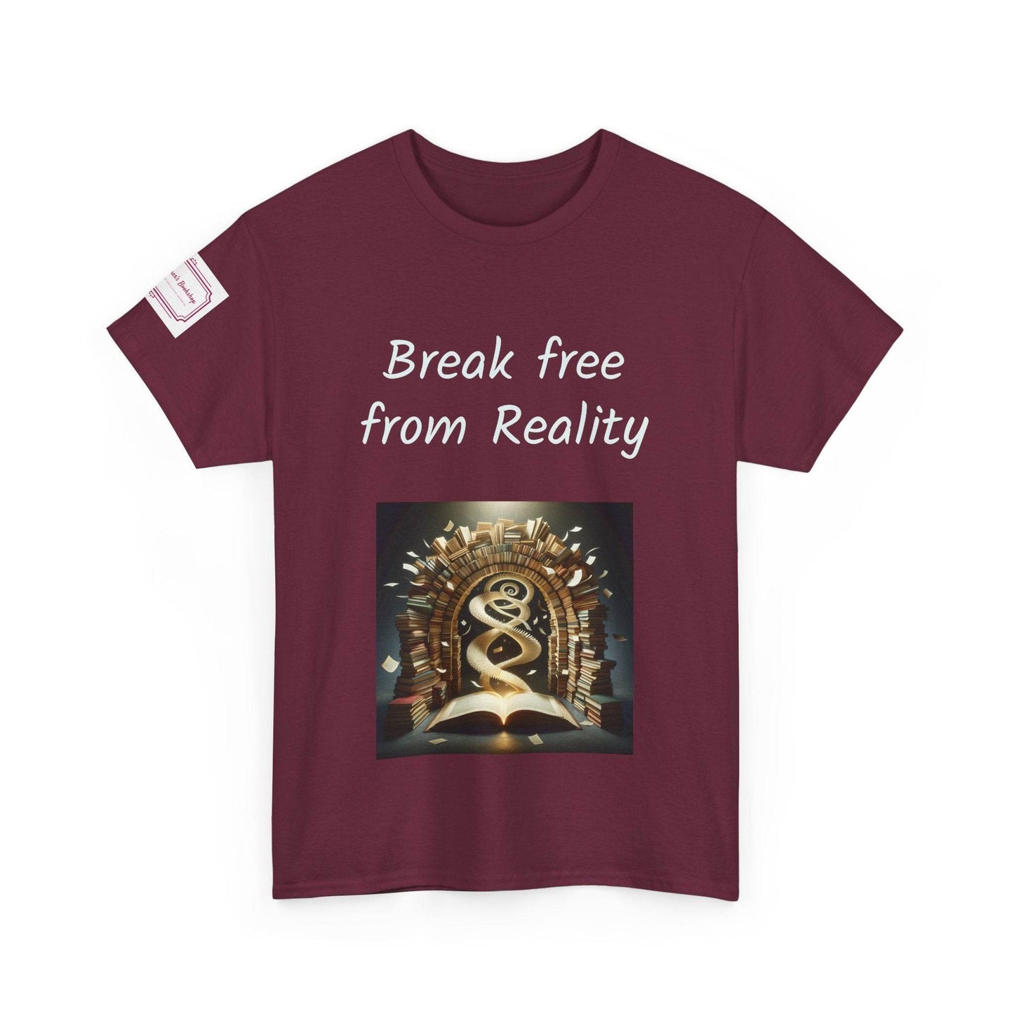 Break Free - Unisex Heavy Cotton Tee - Book Lovers - The Dreamer's Bookshop.