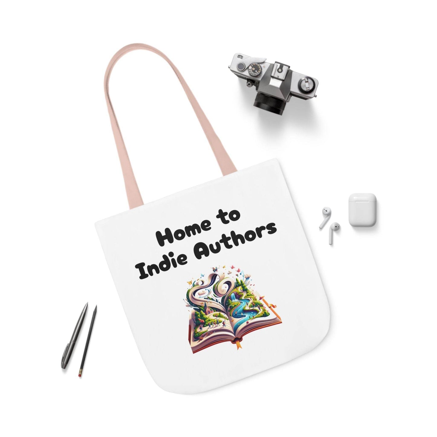Home to Indie Authors Tote Bag - Perfect Gift for Book Lovers - The Dreamer's Bookshop.