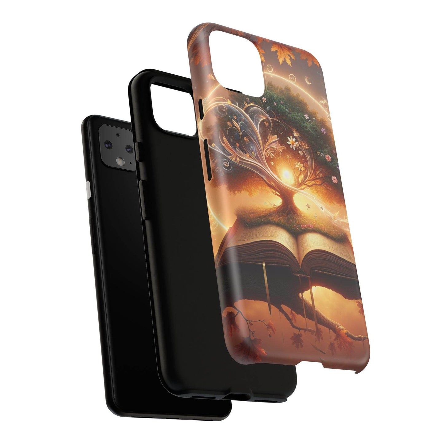 Google & Samsung - Artistic Phone Case with BookishTree Design - Tough Cases - The Dreamer's Bookshop.