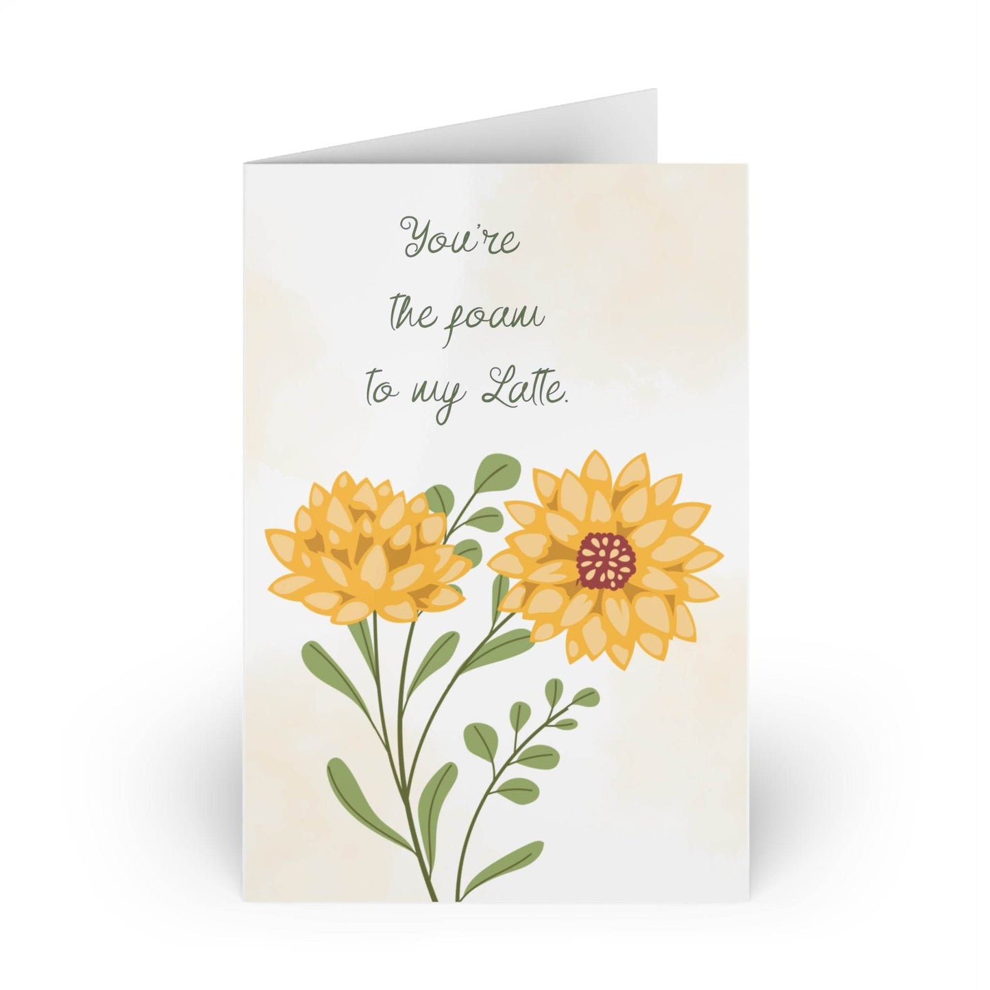 The Dreamer's Bookshop Affection "You're the foam" Art Print Card - The Dreamer's Bookshop.