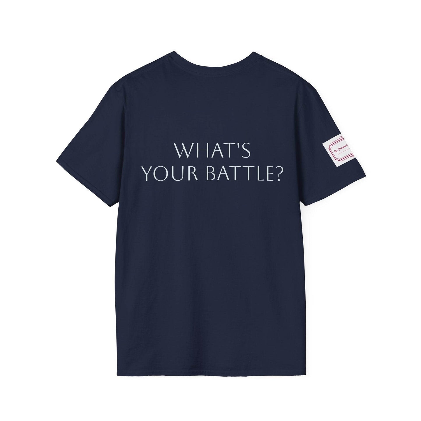 Cancer Warrior Unisex Softstyle T-Shirt - Empowering Graphic Tee for Women's Health Awarenes - The Dreamer's Bookshop.