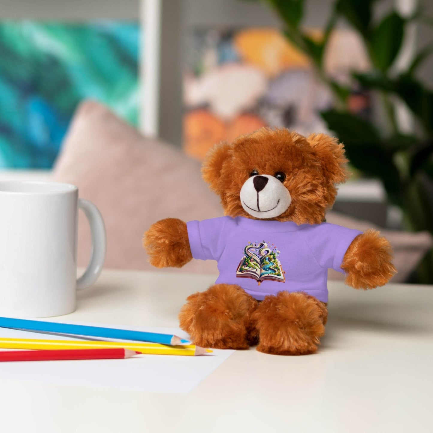 Personalized Stuffed Animal with Tee - Perfect Gift for Kids and Baby Showers - The Dreamer's Bookshop.