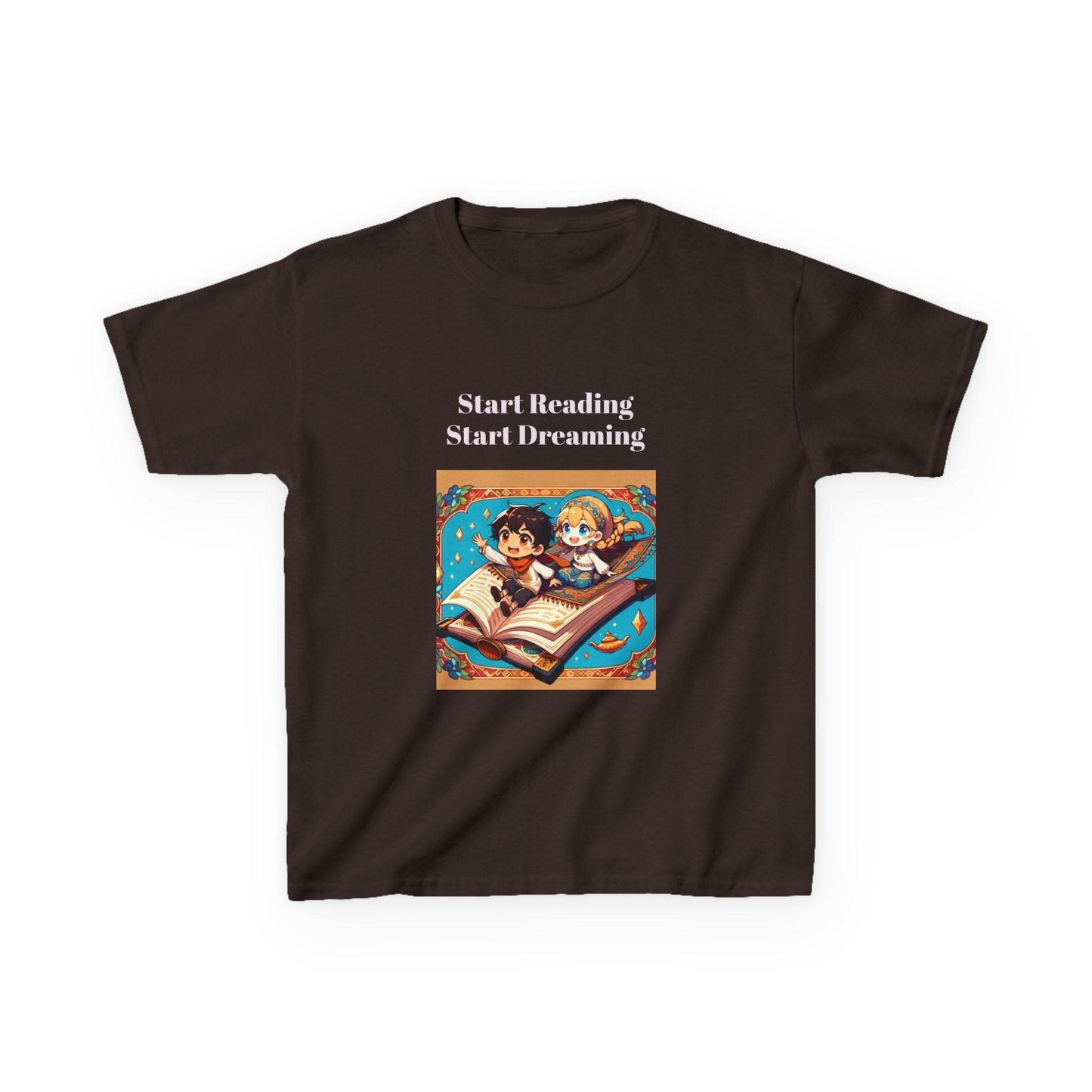 EU - Kids Start Reading Start Dreaming Tee - The Dreamer's Bookshop.