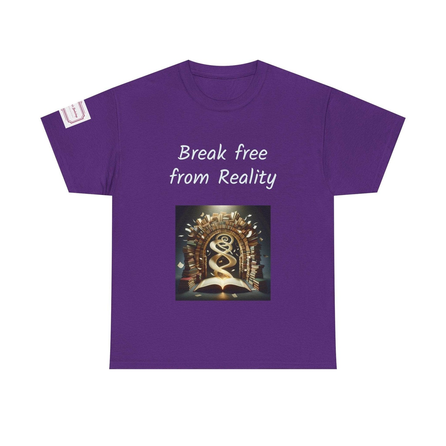 Break Free - Unisex Heavy Cotton Tee - Book Lovers - The Dreamer's Bookshop.