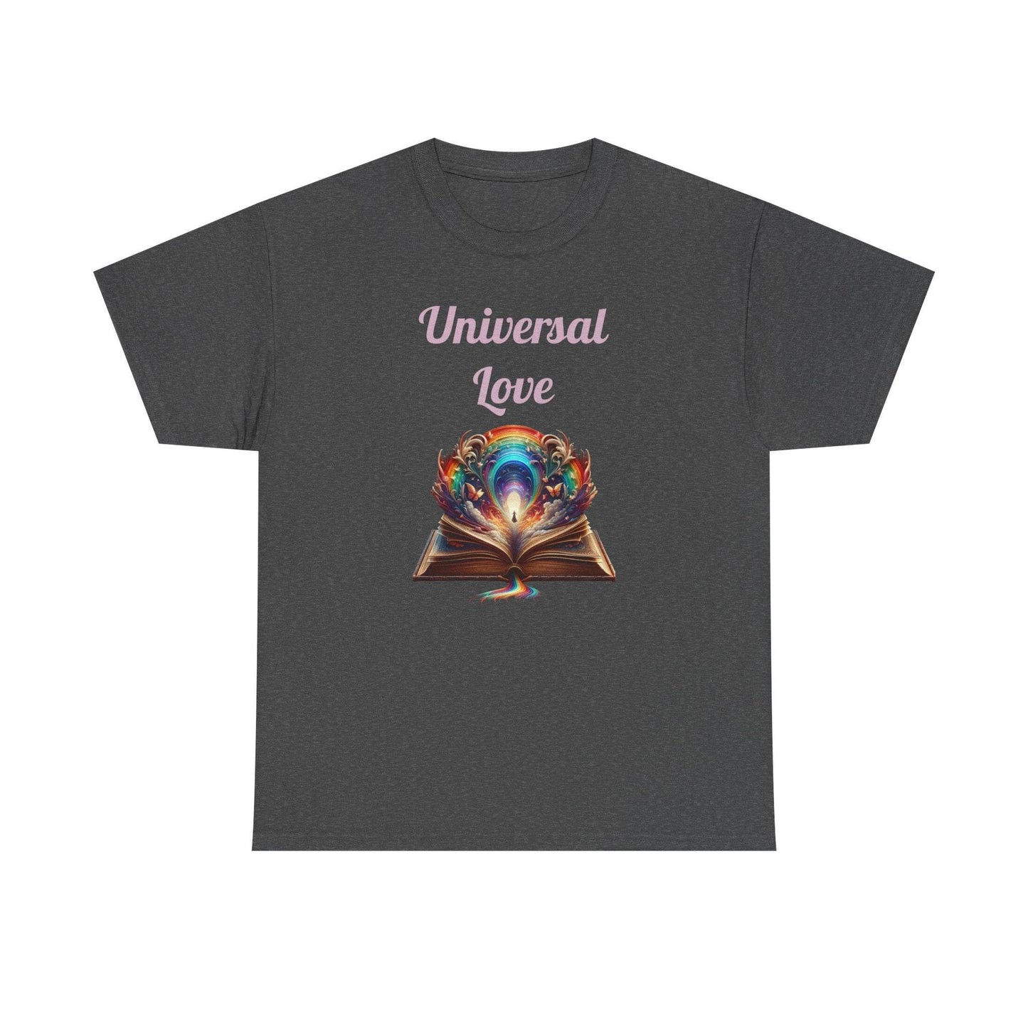 Universal Love - Graphic Tee - Unisex Heavy Cotton T-Shirt Queer Romance Books - The Dreamer's Bookshop.