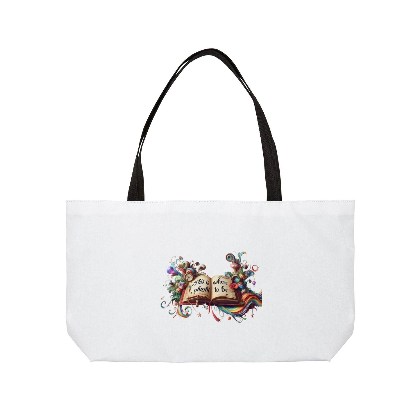 Durable Artistic Weekender Tote Bag for Book Lovers - The Dreamer's Bookshop.