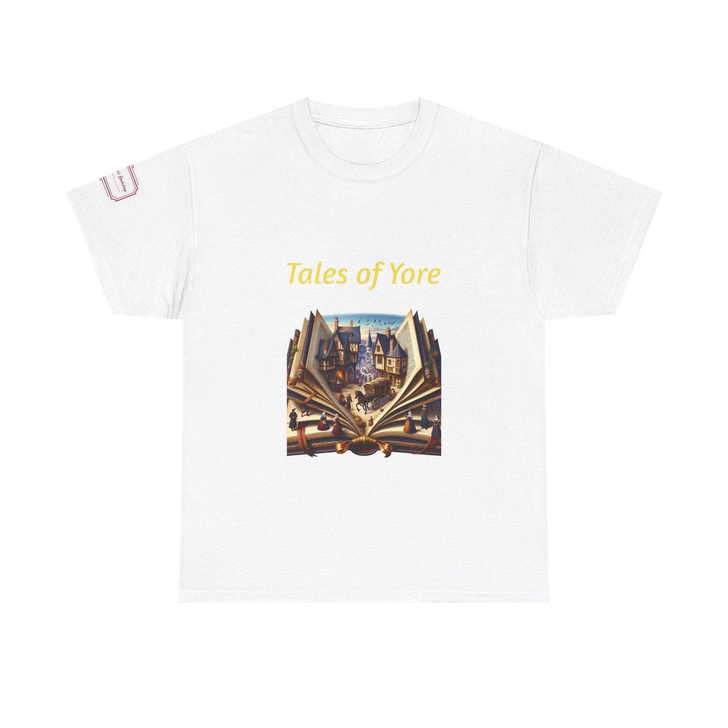 Tales of Yore - Graphic Unisex Heavy Cotton Tee - Historical Books - The Dreamer's Bookshop.