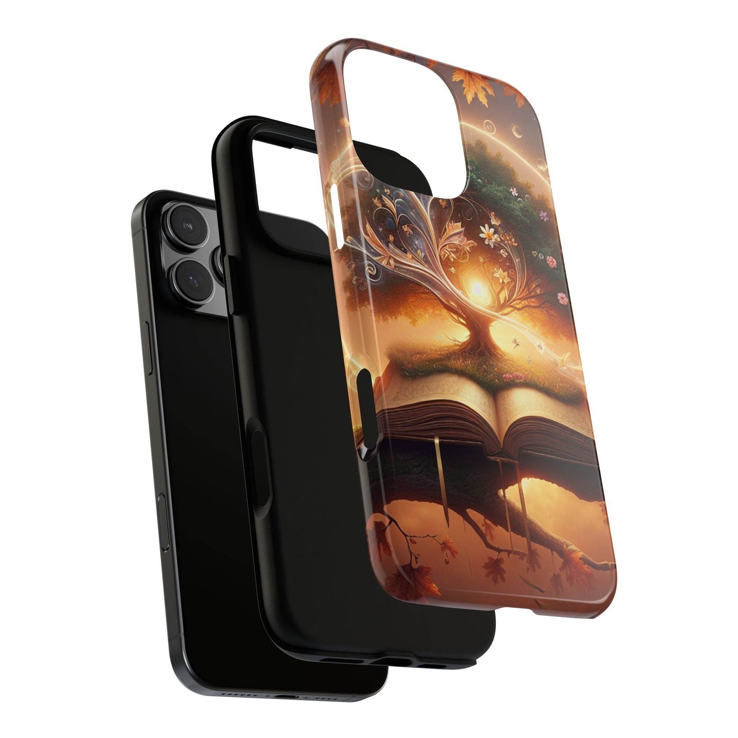 Nature-Inspired iPhone & Samsung Phone Case with Tree of Life Design - The Dreamer's Bookshop.