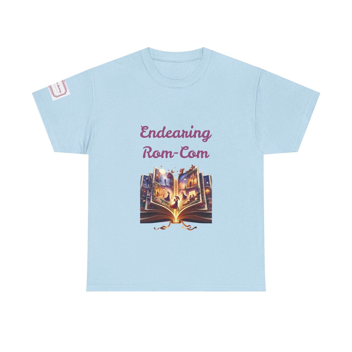 Endearing - Graphic Unisex Heavy Cotton Tee - Rom-Com Books - The Dreamer's Bookshop.