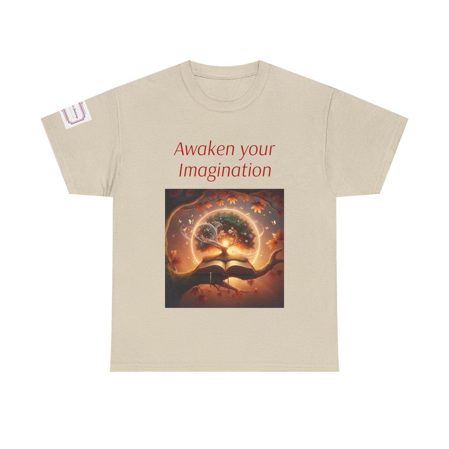 Unisex Imagination Tee - Awaken Your Creativity - Perfect Gift for Book Lovers - The Dreamer's Bookshop.