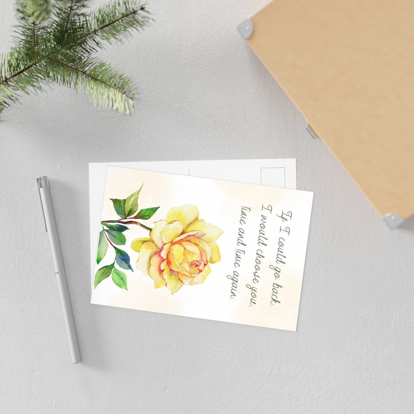 The Dreamer's Bookshop Affection "If I Could" Art Print Card - The Dreamer's Bookshop.