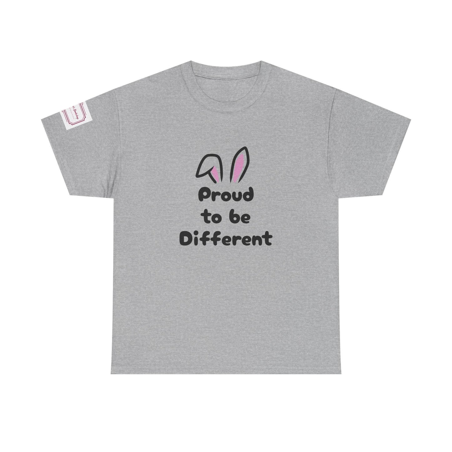Proud to Be Different Unisex Heavy Cotton Tee – Celebrate Uniqueness - The Dreamer's Bookshop.