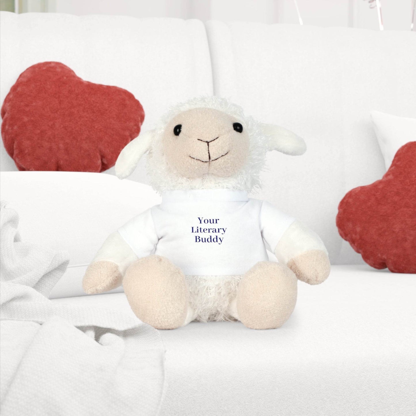 Cuddle Companion Plush Toy with Motivational T-Shirt - The Dreamer's Bookshop.