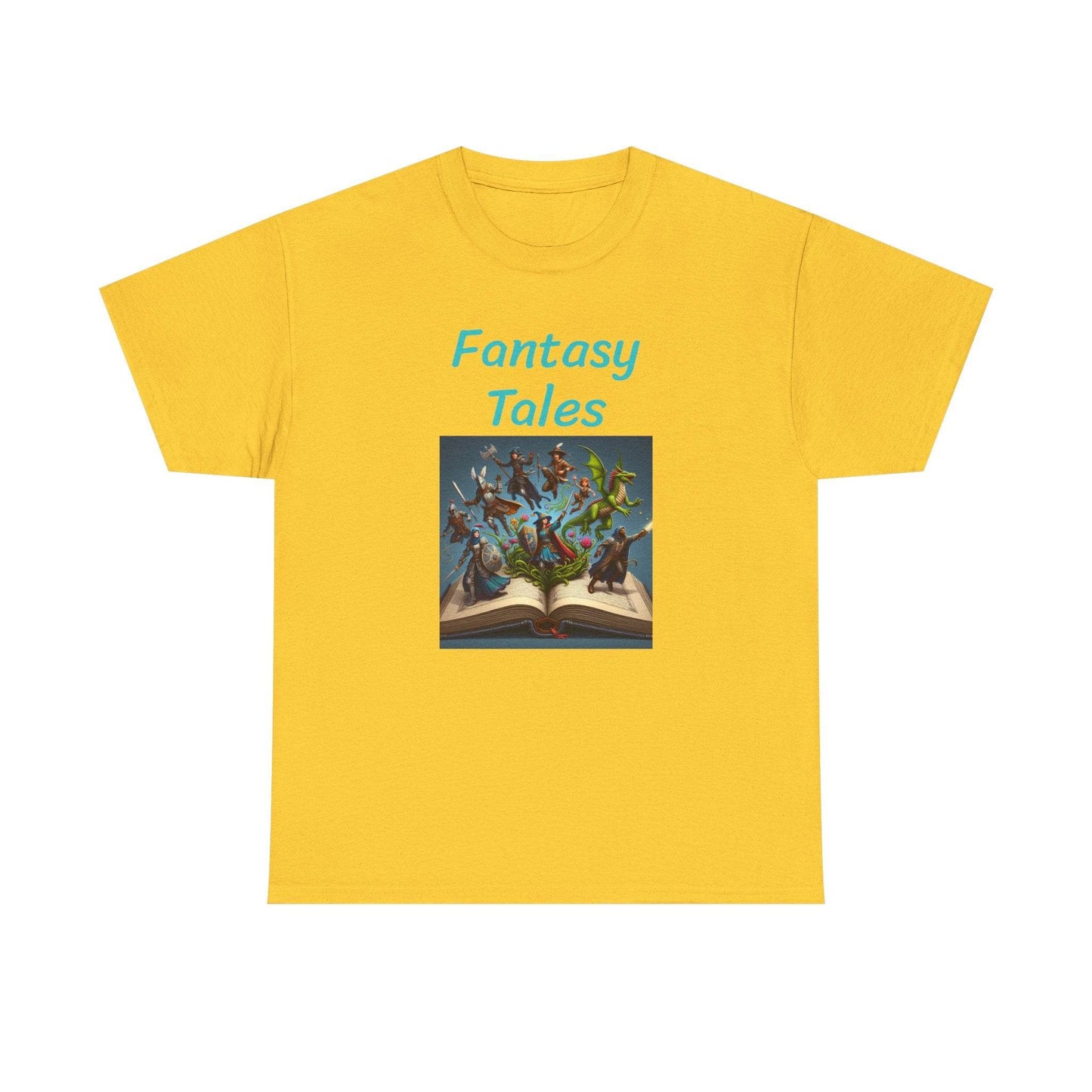 Magic - Graphic Tee - Unisex Heavy Cotton T-Shirt - Fantasy Tales - The Dreamer's Bookshop.