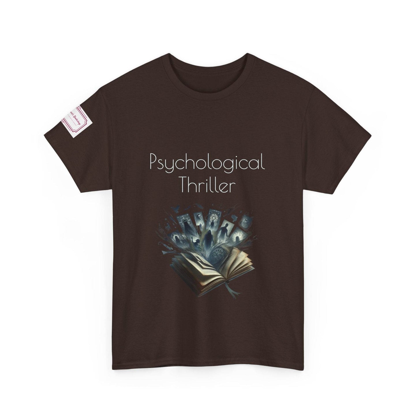 Fiction - Graphic Unisex Heavy Cotton Tee - Psychological Thriller - The Dreamer's Bookshop.