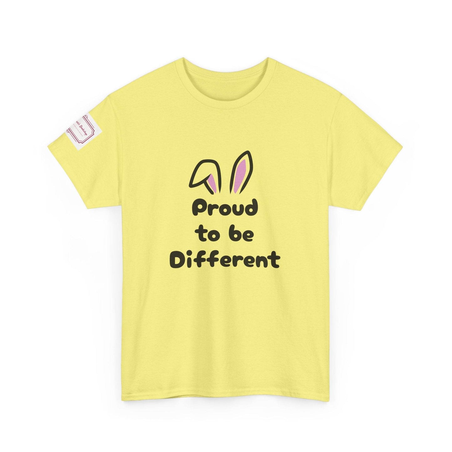 Proud to Be Different Unisex Heavy Cotton Tee – Celebrate Uniqueness - The Dreamer's Bookshop.