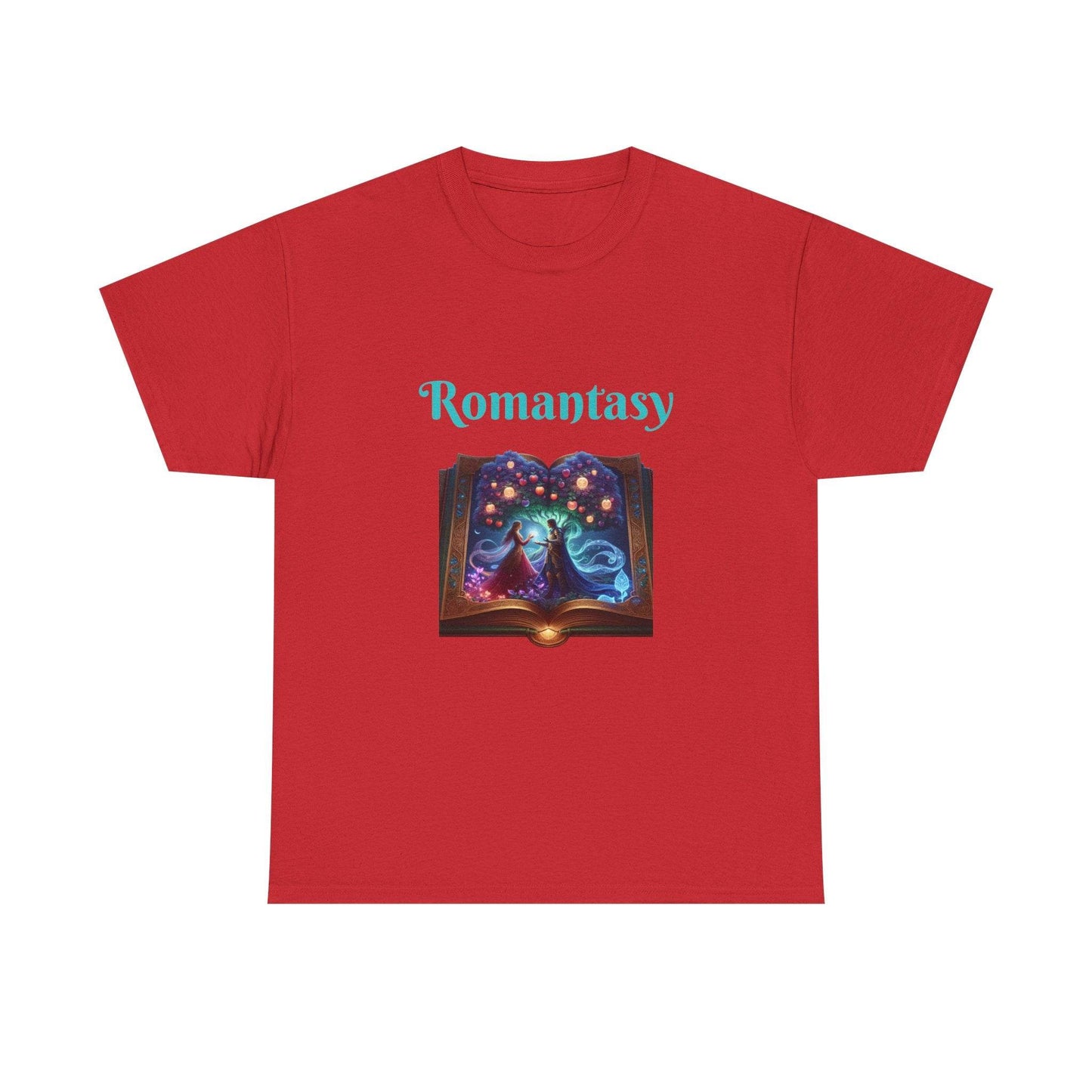 Fantasy - Graphic Tee - Unisex Heavy Cotton T-Shirt Romantasy Books - The Dreamer's Bookshop.