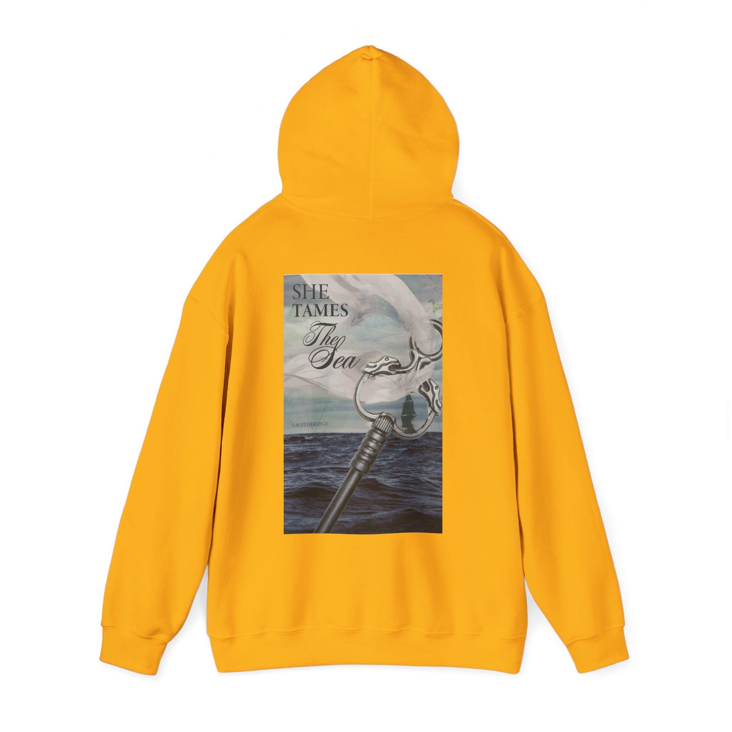 *SPECIAL RQST* Indie Books on the Road Hooded Sweatshirt - She Tames the Sea Cover