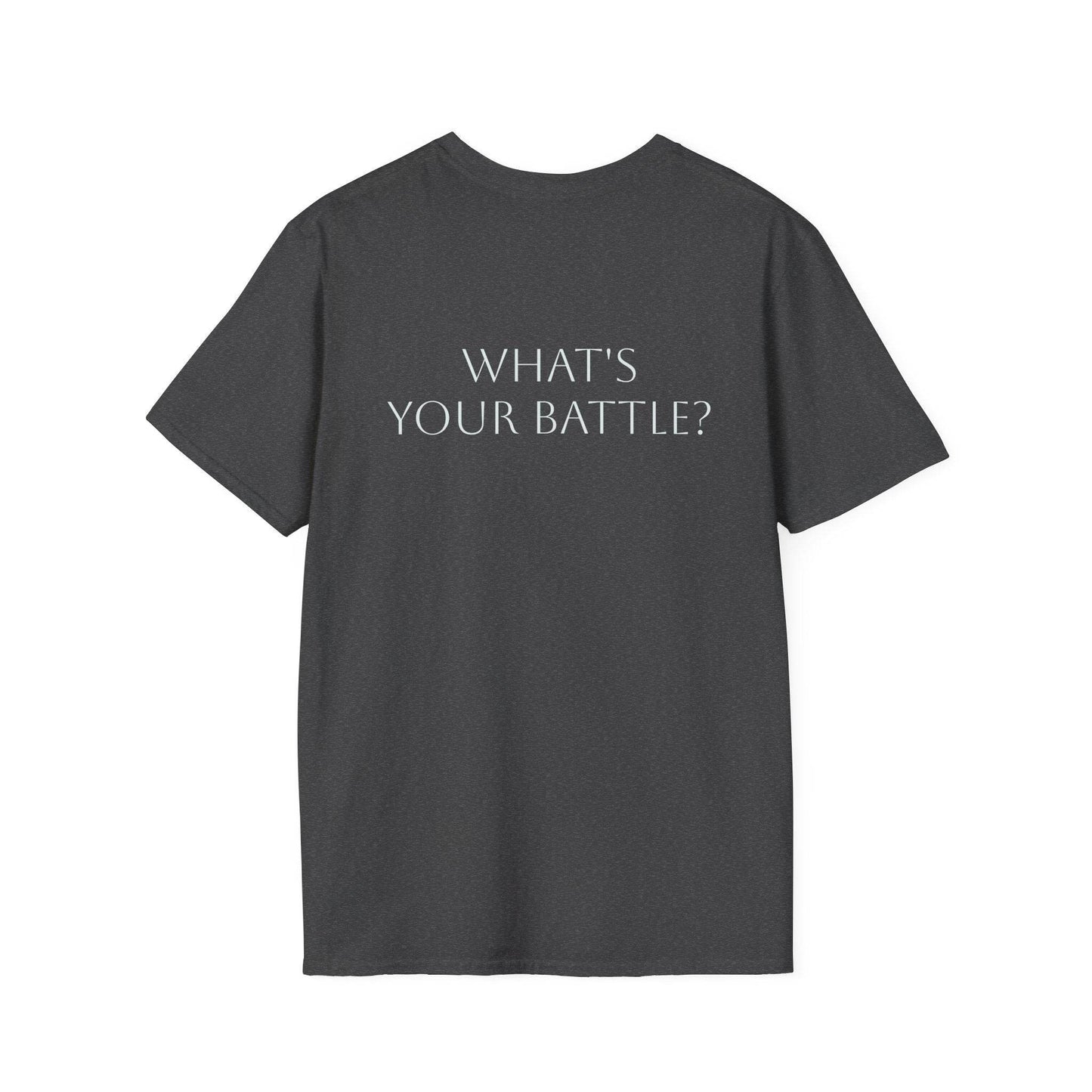 Anxiety Warrior Unisex Softstyle T-Shirt - What's Your Battle? - The Dreamer's Bookshop.