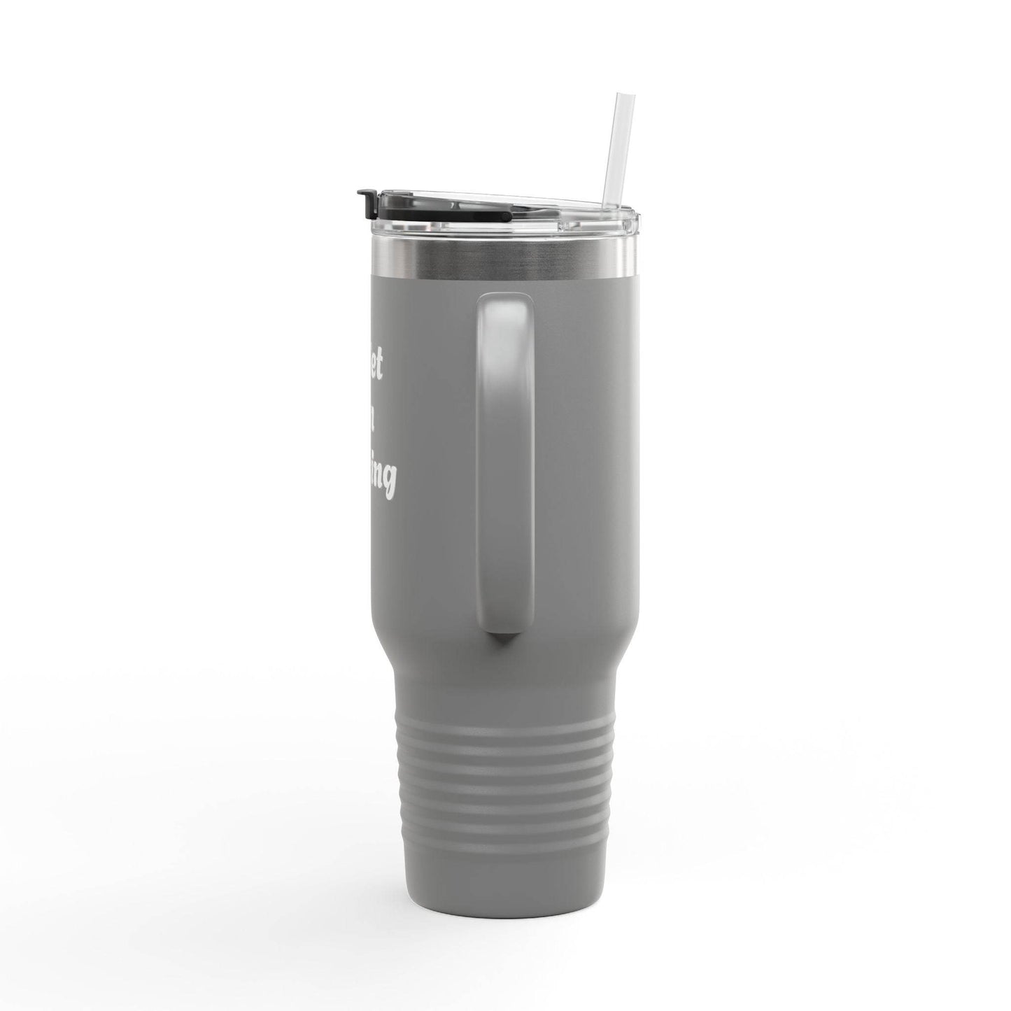Quiet I'm Writing Insulated Travel Mug - 40oz Red Coffee Cup - The Dreamer's Bookshop.