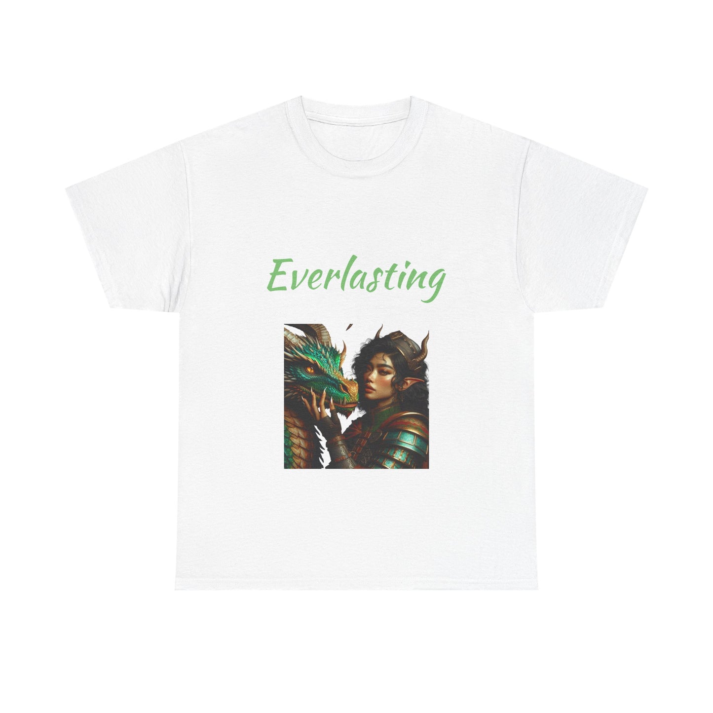 Book Lover's Unisex Heavy Cotton Tee - "Everlasting" - The Dreamer's Bookshop.