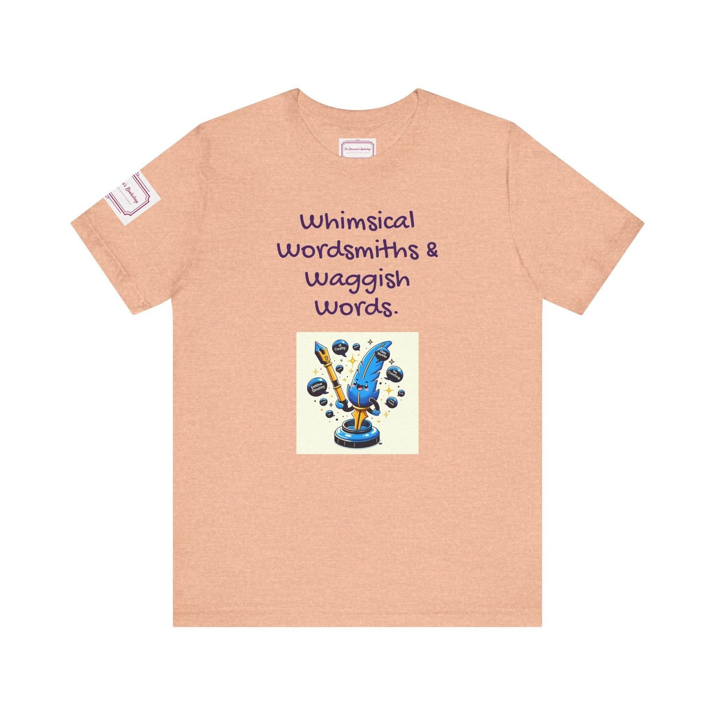 Whimsical Wordsmiths Tee - Fun Short Sleeve Shirt for Writers & Book Lovers - The Dreamer's Bookshop.