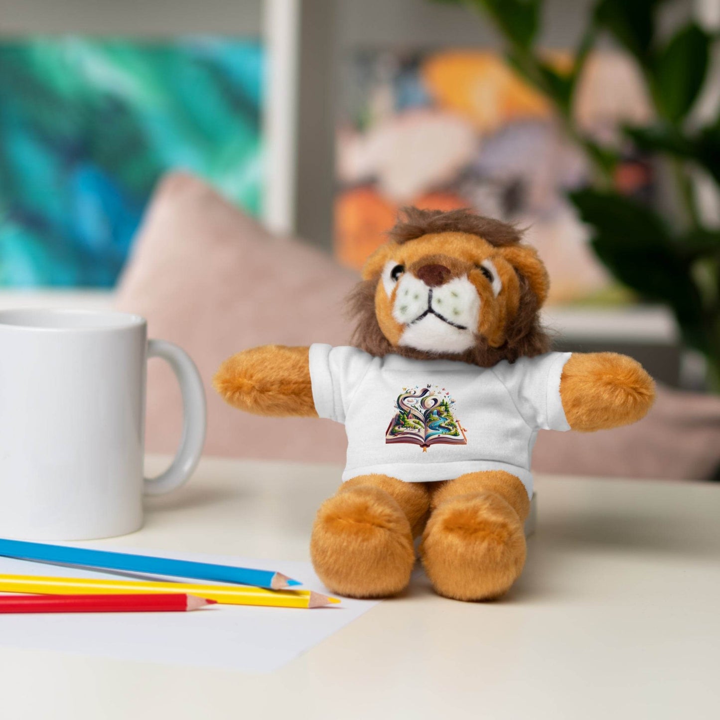 Personalized Stuffed Animal with Tee - Perfect Gift for Kids and Baby Showers - The Dreamer's Bookshop.
