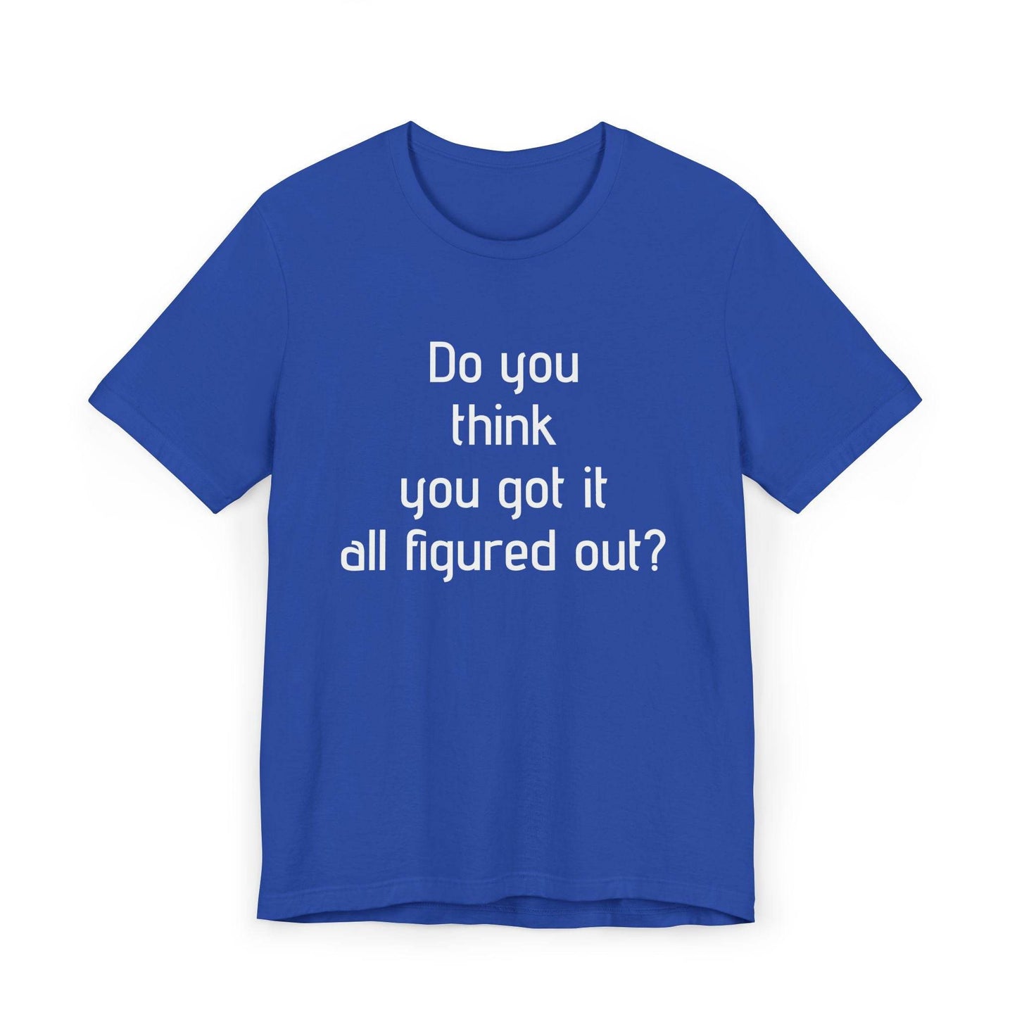 Inspirational Unisex Jersey T-Shirt - Think Again Vibe - The Dreamer's Bookshop.