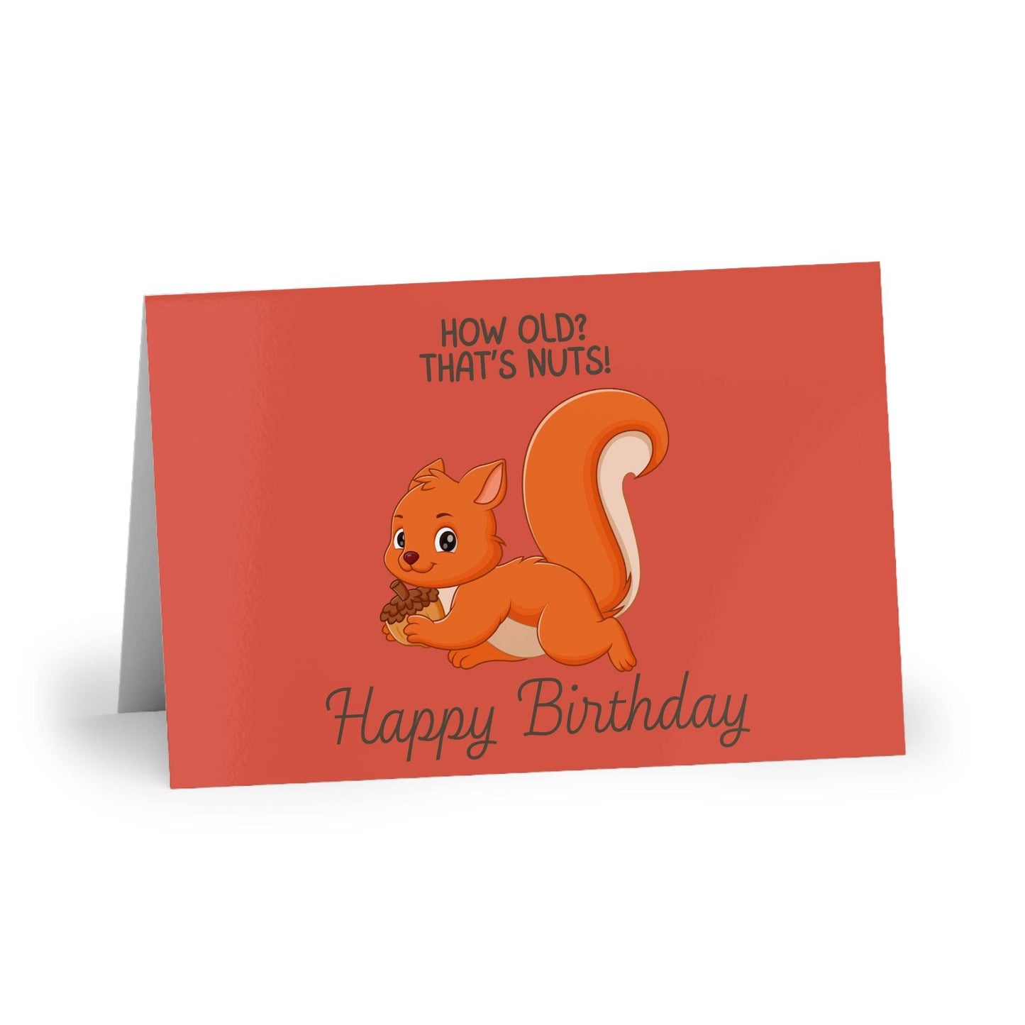 The Dreamer's Bookshop Cute "That's Nuts" Squirrel Birthday Card - The Dreamer's Bookshop.