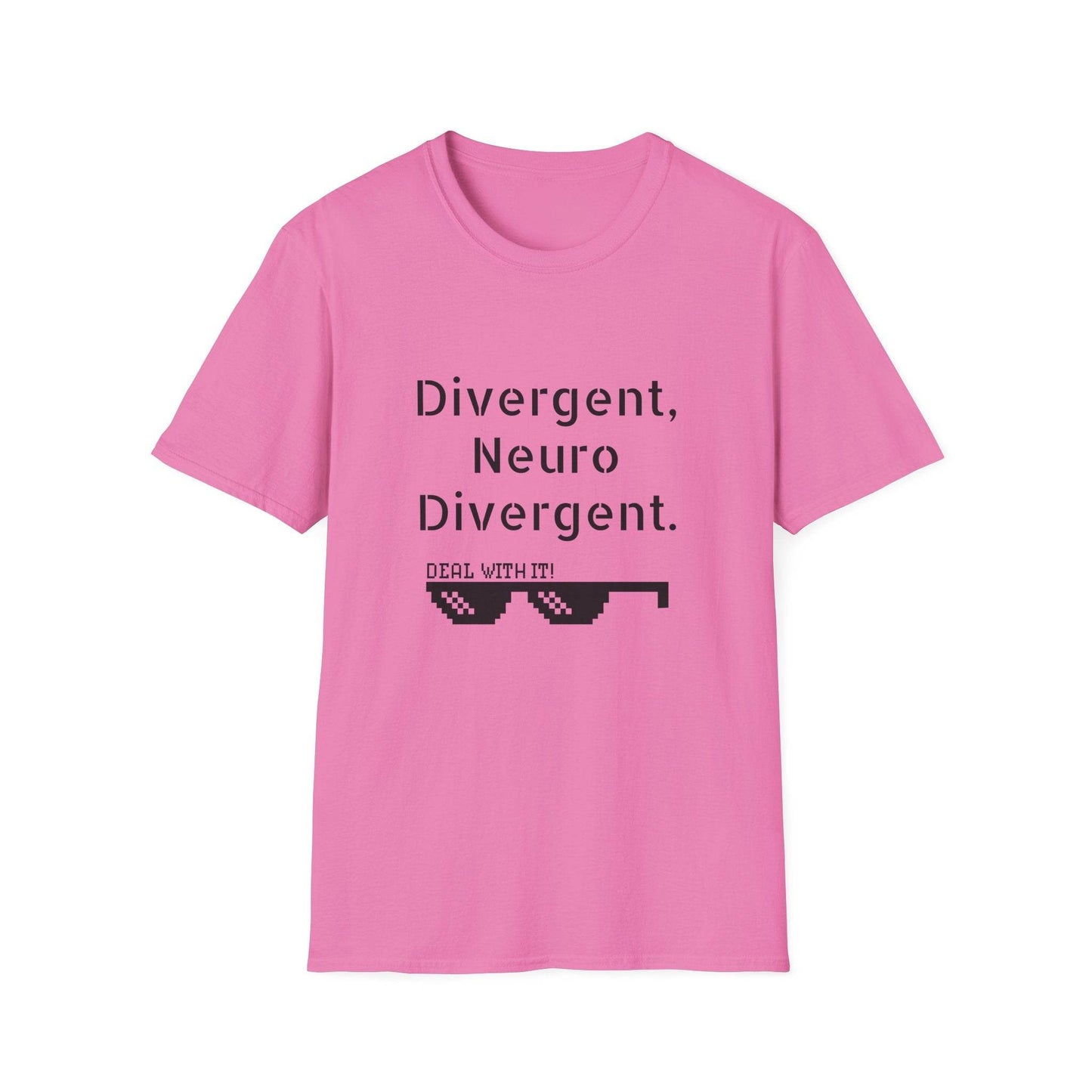 Divergent Neuro Divergent T-Shirt - Unisex Softstyle Tee - The Dreamer's Bookshop.