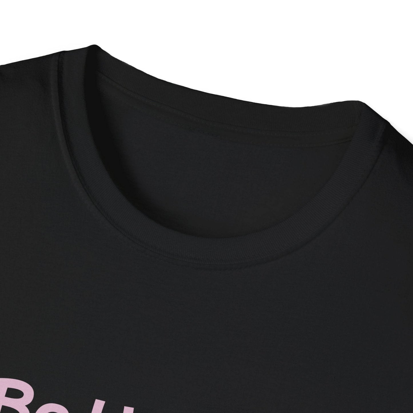 Be Happy Stay Positive Unisex Softstyle T-Shirt - Cheerful Graphic Tee for Everyday Wear - The Dreamer's Bookshop.