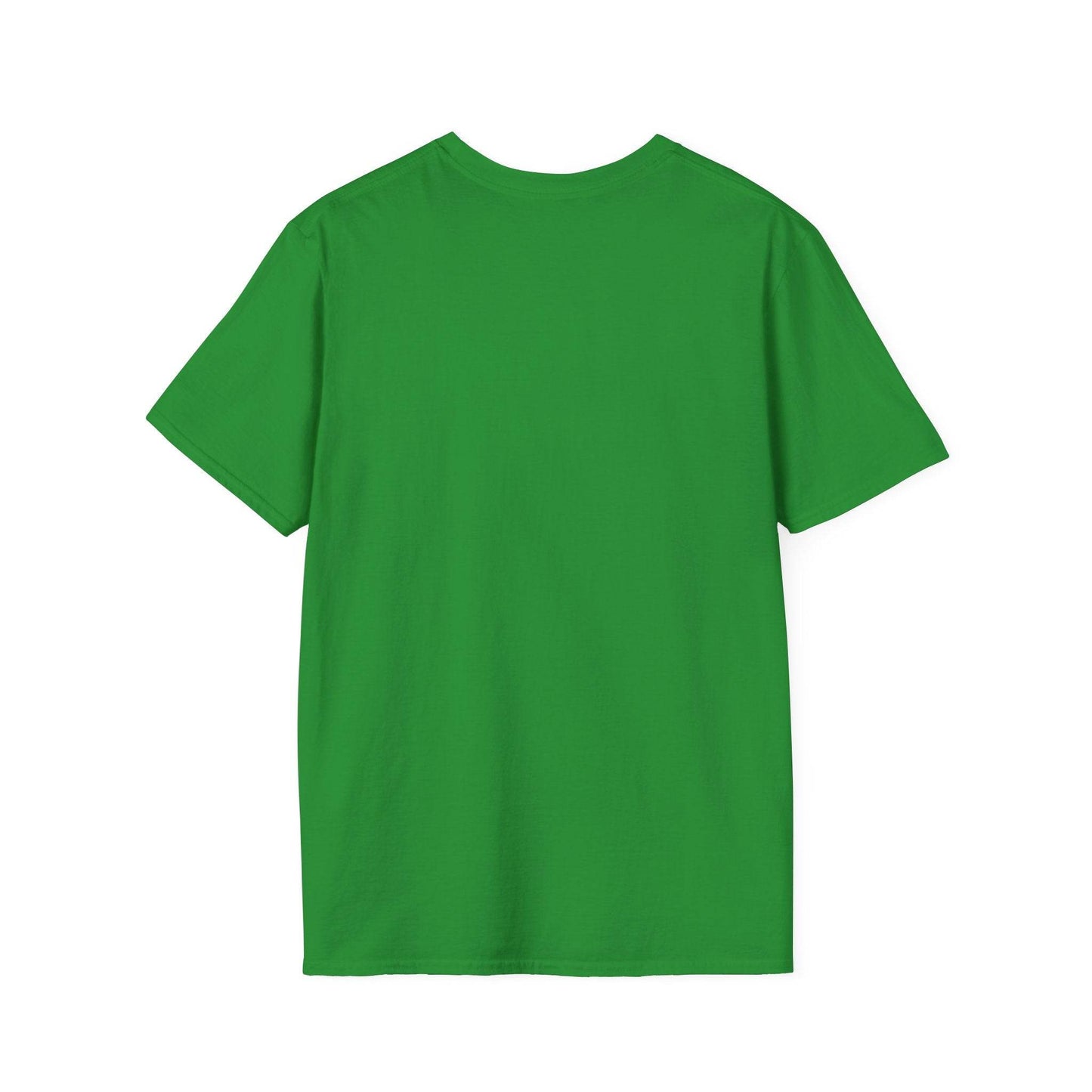 Be Happy Stay Positive Unisex Softstyle T-Shirt - Cheerful Graphic Tee for Everyday Wear - The Dreamer's Bookshop.