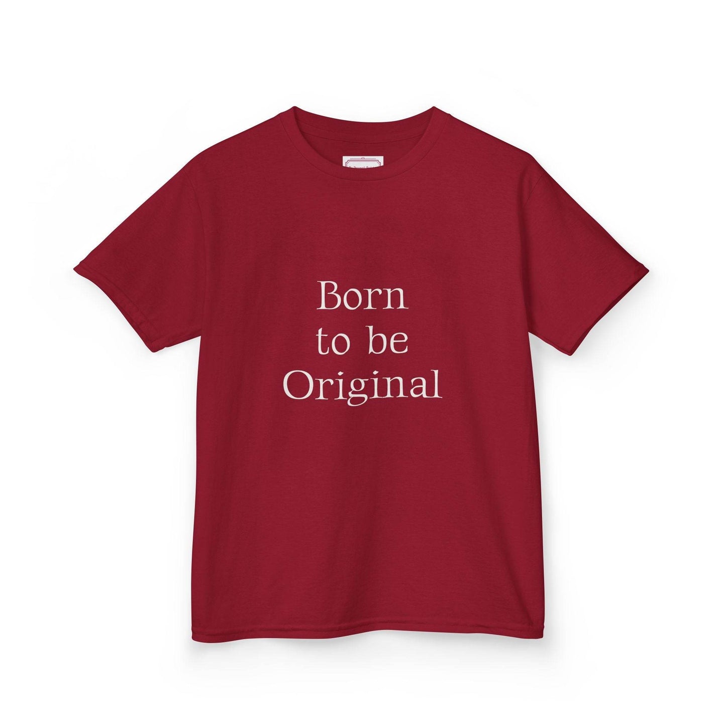 EU - Kids 'Born to be Original' Cotton Tee - Support Young Creators - The Dreamer's Bookshop.