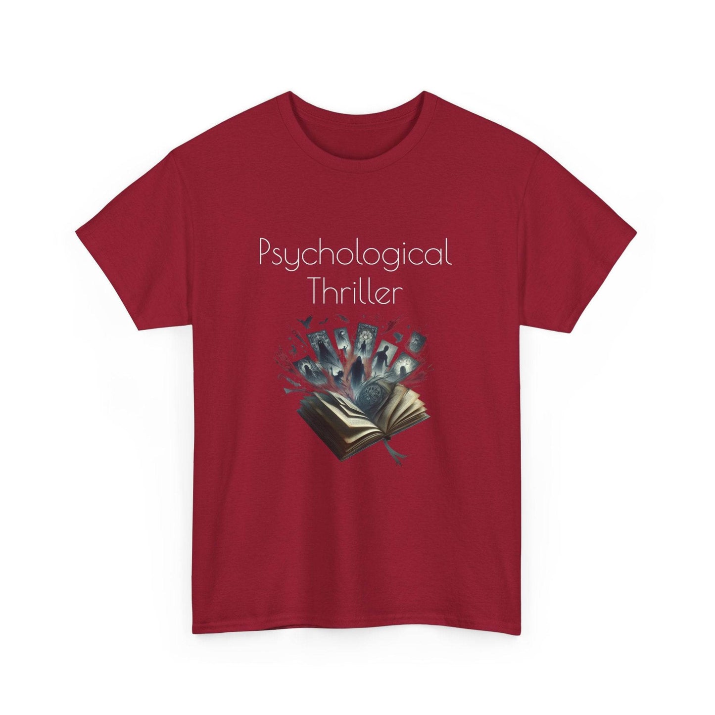 Fiction - Graphic Tee - Unisex Heavy Cotton T-Shirt Psychological Thriller - The Dreamer's Bookshop.