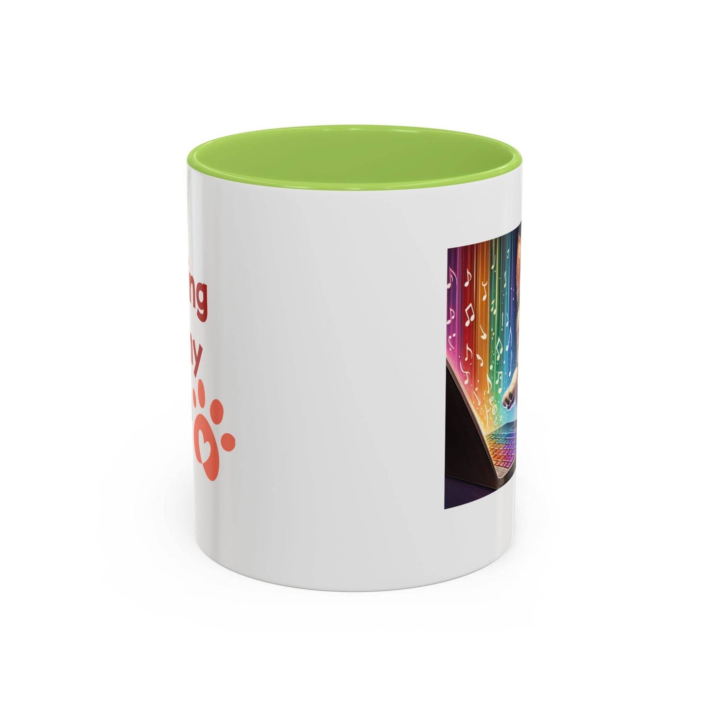 Playful Dog Writer Coffee Mug - Cute Gift for Book Lovers - The Dreamer's Bookshop.