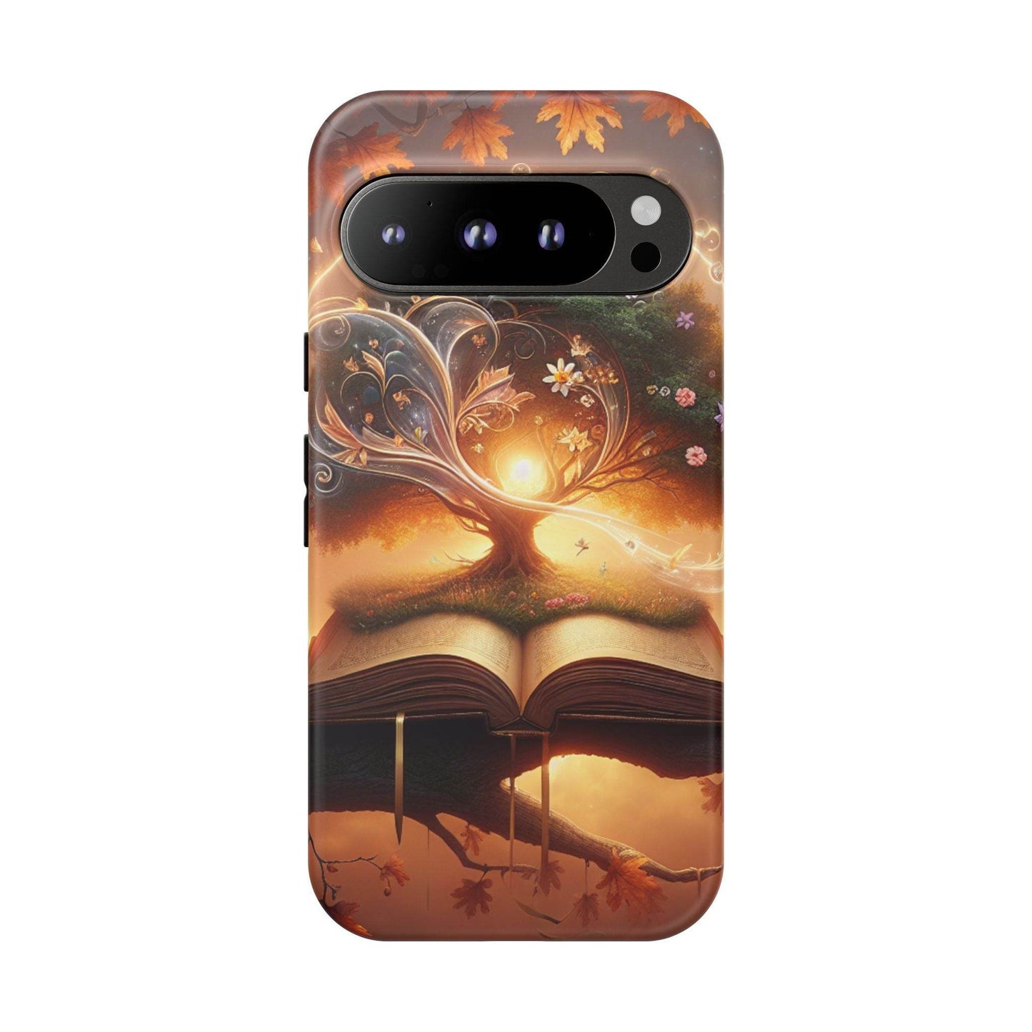Google & Samsung - Artistic Phone Case with BookishTree Design - Tough Cases - The Dreamer's Bookshop.