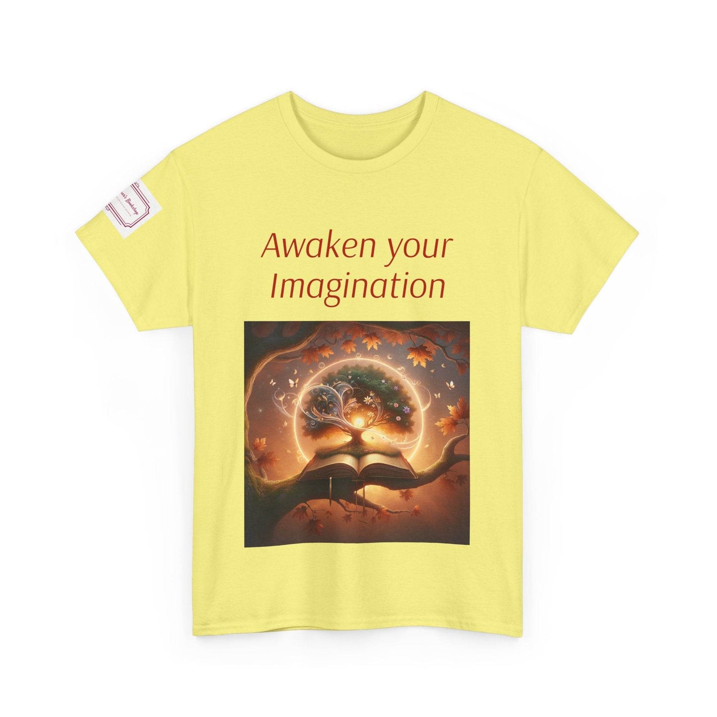Unisex Imagination Tee - Awaken Your Creativity - Perfect Gift for Book Lovers - The Dreamer's Bookshop.