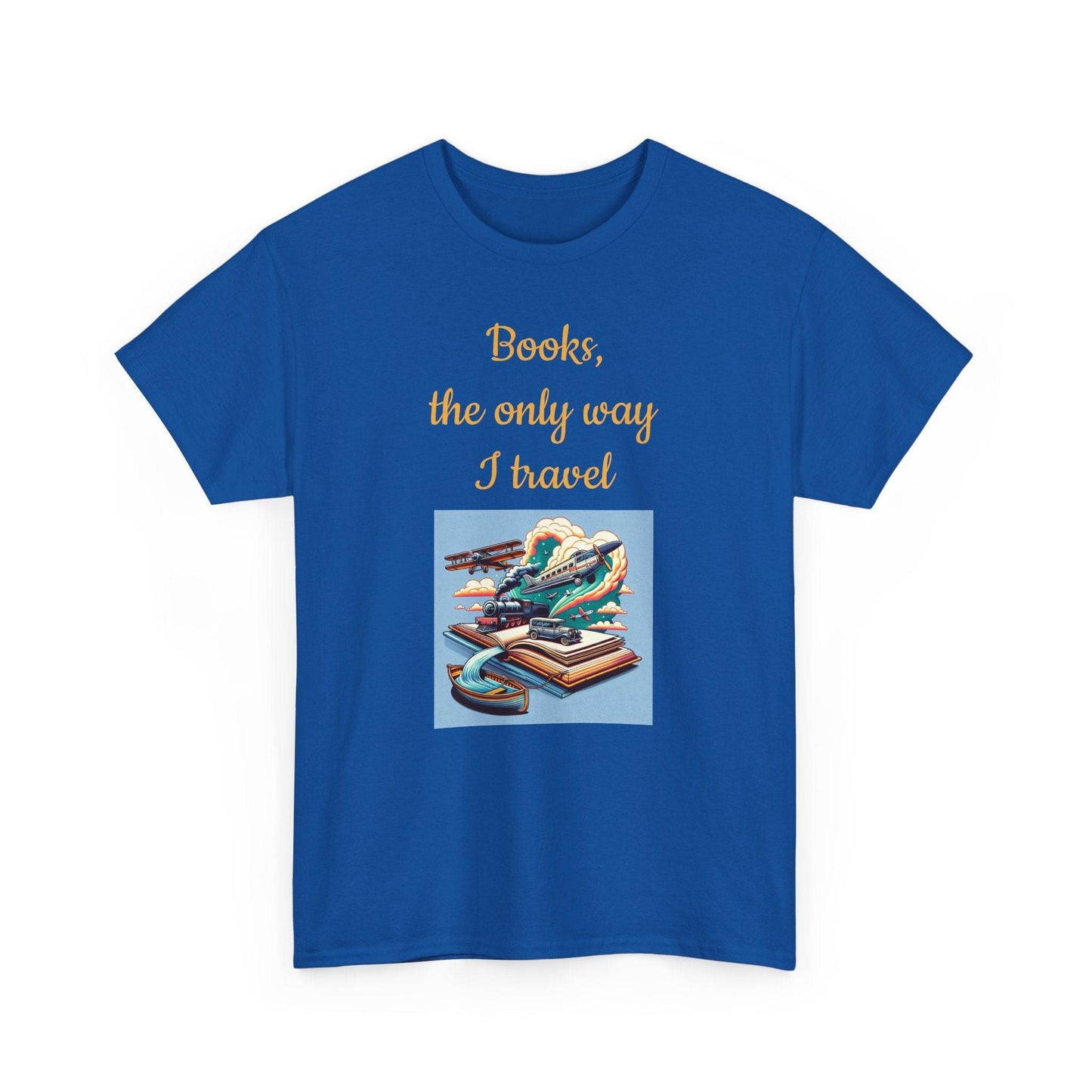 Travel -A Unisex Heavy Cotton Tee - Perfect Gift for Book Lovers - The Dreamer's Bookshop.