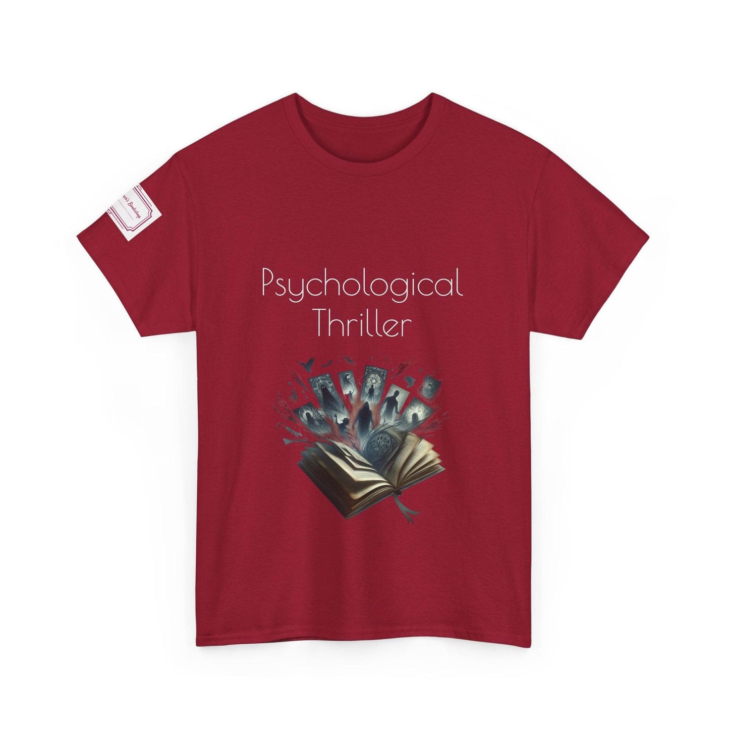 Fiction - Graphic Unisex Heavy Cotton Tee - Psychological Thriller - The Dreamer's Bookshop.